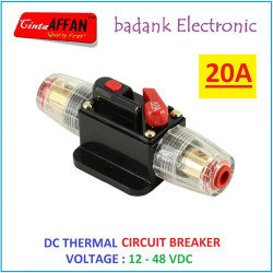 20A DC Car Yacht Solar 12V-48V Overload Short Circuit Protector 20A